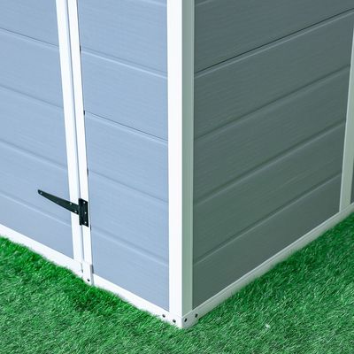 سقيفة تخزين فائقة القوة للحديقة مقاس 149.8x122x192.5 سم