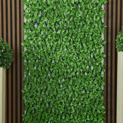 Artificial PVC Willow Fence - 100x200 CM - PG17636LG-26 - With 2-Year Warranty