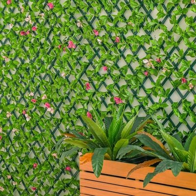 Artificial PVC Willow Fence - 100x200 CM - PG17636LRP-26 - With 2-Year Warranty