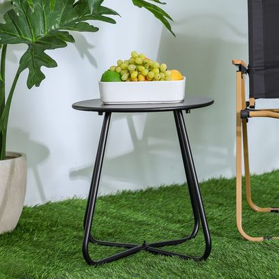 Iron Coffee Table - Black