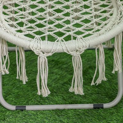Cotton Rope Relaxing Chair - Off-White