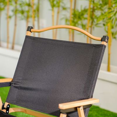 Foldable Camping Chair - Black - 54x47x76 cm