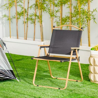Foldable Camping Chair - Black - 54x47x76 cm