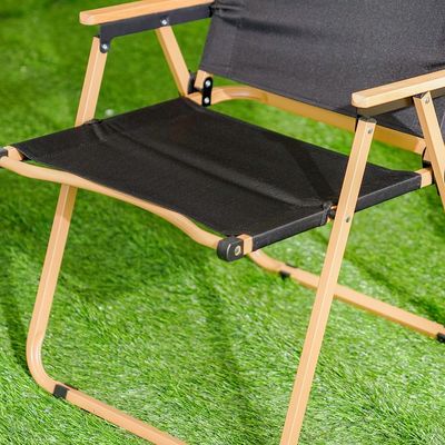 Foldable Camping Chair - Black - 54x47x76 cm