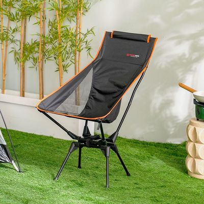 Camping Rotary Chair - Dark Navy 69.5X57X95 Cm