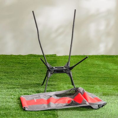 Camping Rotary Chair - Red/Grey - 69.5x57x95 cm
