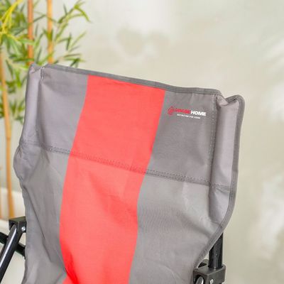 Foldable Camping Chair - Red&Gray 62X59X93 Cm