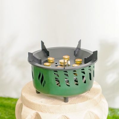 Camping Stove With 7 Burner And Storage Bag 25X25X15.5 Cm