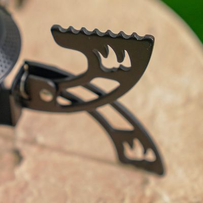 Portable Outdoor Gas Stove - Black - 21.5x21.5x8 cm