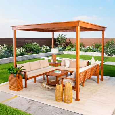 Inaya Sofa cum Gazebo - 2.9x2.9x2.3 M - AIDH60101