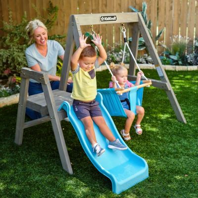 Kidkraft First Play Wooden Swing Set