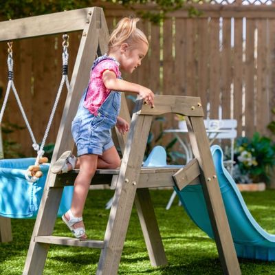 Kidkraft First Play Wooden Swing Set