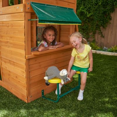 Kidkraft Ridgeview Deluxe Clubhouse Wooden Swing Set / Playset