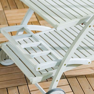 Wooden Serving Trolley