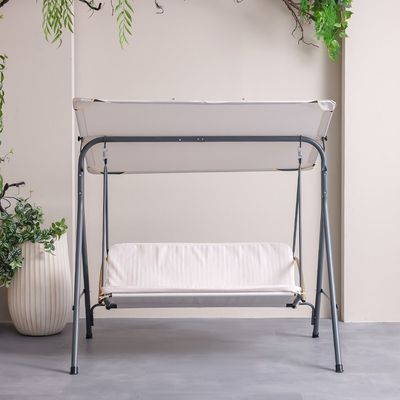 Lucia 3 Seater Swing - Beige