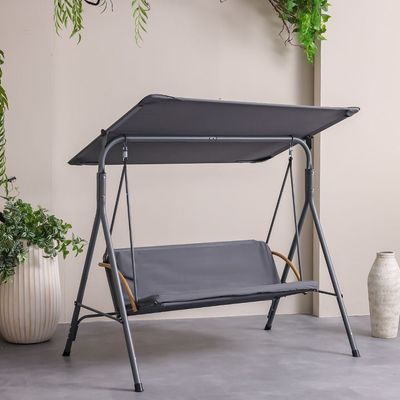 Lucia 3 Seater Swing - Grey