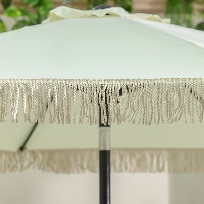 Oasis Umbrella with Tassel w/o base 2.7m - Beige
