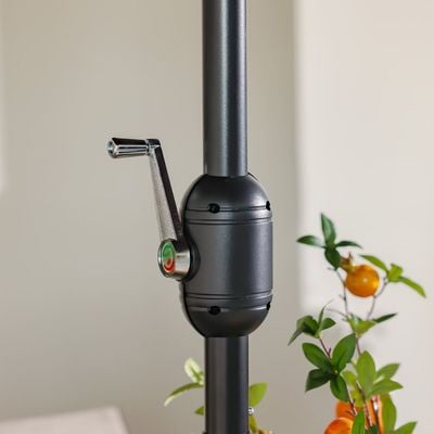 Oasis Umbrella with Tassel without Base - Orange - 2.7 m - With 6-Month Warranty