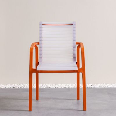 Alexa Plastic Chair - Red - 62x60x92.4 cm - With 1-Year Warranty 