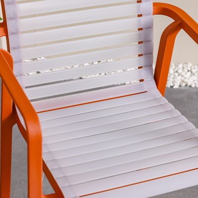 Alexa Plastic Chair - Red - 62x60x92.4 cm - With 1-Year Warranty 
