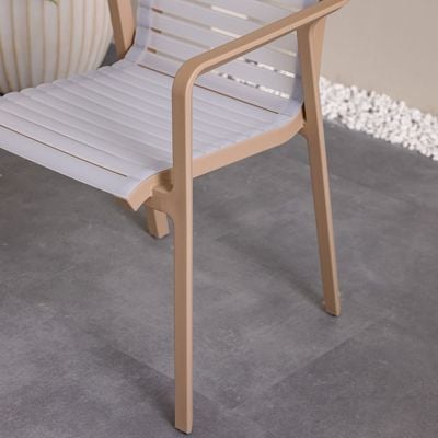 Alexa PP Chair 62X60X92.4 Cm-Taupe