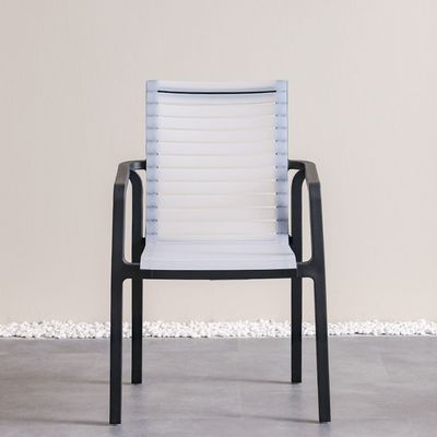 Alexa Plastic Chair - Black - 62x60x92.4 cm - With 1-Year Warranty