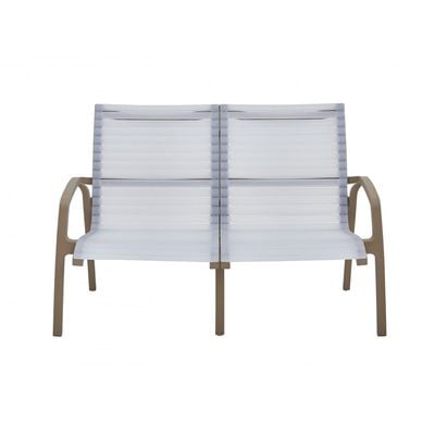 Alaska PP Chair Two Seater - 110X126X83.9 Cm