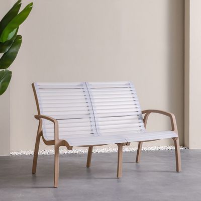 Alaska PP Chair Two Seater - 110X126X83.9 Cm