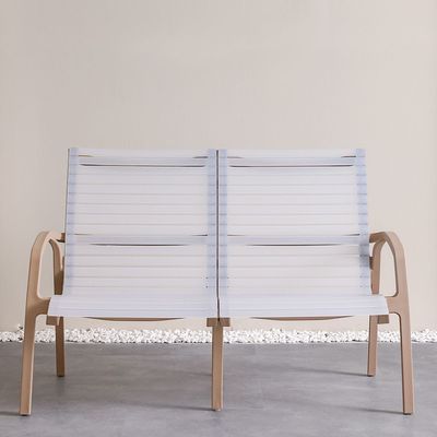 Alaska PP Chair Two Seater - 110X126X83.9 Cm