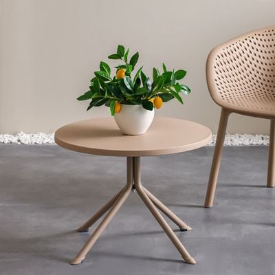 طاولة ألاسكا المستديرة قطر 60 × 45 سم