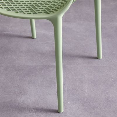 Lara PP Arm Chair With Glassfiber And Uv Protection - Green