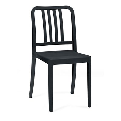 Sara PP Chair With Glassfiber And Uv Protection - Black
