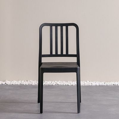 Sara PP Chair With Glassfiber And Uv Protection - Black