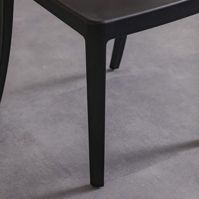 Sara PP Chair With Glassfiber And Uv Protection - Black