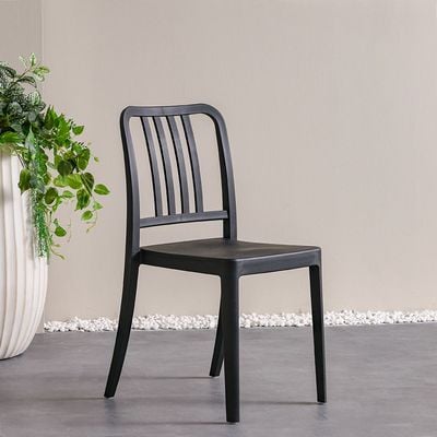 Sara PP Chair With Glassfiber And Uv Protection - Black