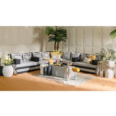 Arabian 9 Seater Majlis Sofa Set -Grey