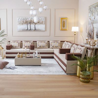 Arabian Majlis Sofa Set - Brown