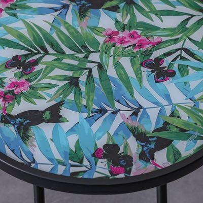 Flora Side Table - Ocean Breeze