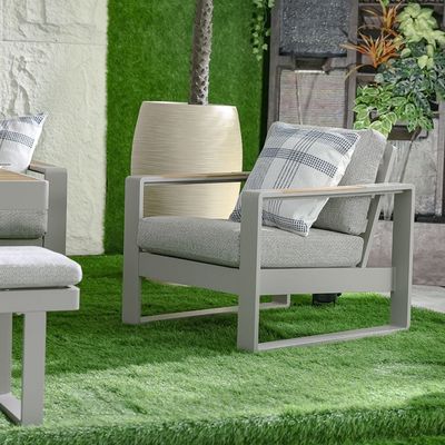 Optimum 7-Seater Sofa Set - Khaki/Grey - With 2-Year Warranty