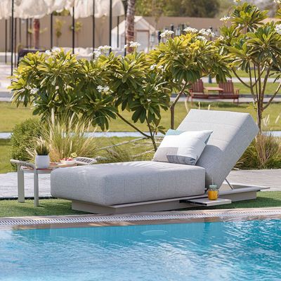 Deluxe Sun Lounger - Champagne - With 2-Year Warranty