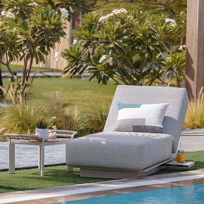 Deluxe Sun Lounger - Champagne - With 2-Year Warranty
