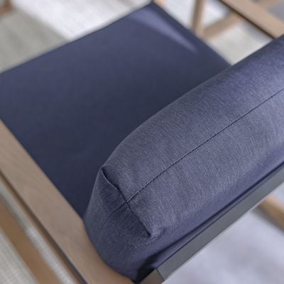 Cobalt 7-Seater Sofa Set with Coffee Table- Blue-With 1-Year Warranty