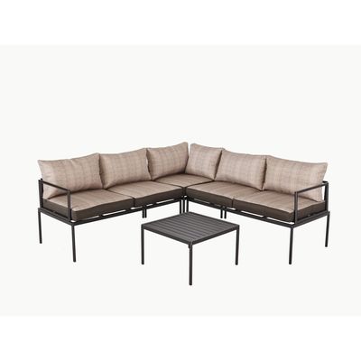 Owen 5-Seater Corner Sofa Set - Beige - With 1-Year Warranty