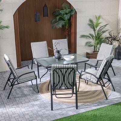 Valens 1+6-Seater Dining Set - With 1-Year Warranty