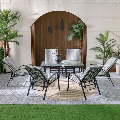 Valens 1+6-Seater Dining Set - With 1-Year Warranty