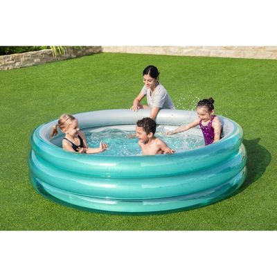 Bway Big Metallic 3-Ring Pool 201X53    