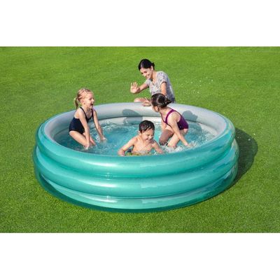 Bway Big Metallic 3-Ring Pool 201X53 Bway Big Metallic 3-Ring Pool 201X53