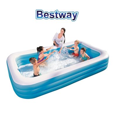 Bway Pool Rectanglar Blue 305X183X56Cm  