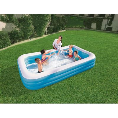 Bway Pool Rectanglar Blue 305X183X56Cm  