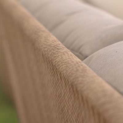 Nuvana 7-Seater Luxury Corner Sofa Set with Coffee Table - Light Beige - With 2-Year Warranty 